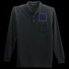 Long Sleeve Silk Touch Polo with Pocket Thumbnail