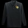 Long Sleeve Silk Touch Polo with Pocket Thumbnail