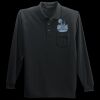 Long Sleeve Silk Touch Polo with Pocket Thumbnail