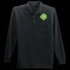Long Sleeve Silk Touch Polo with Pocket Thumbnail