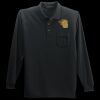 Long Sleeve Silk Touch Polo with Pocket Thumbnail