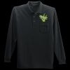 Long Sleeve Silk Touch Polo with Pocket Thumbnail