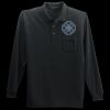 Long Sleeve Silk Touch Polo with Pocket Thumbnail