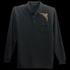 Long Sleeve Silk Touch Polo with Pocket Thumbnail