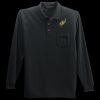 Long Sleeve Silk Touch Polo with Pocket Thumbnail