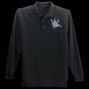 Long Sleeve Silk Touch Polo with Pocket Thumbnail