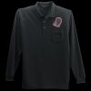 Long Sleeve Silk Touch Polo with Pocket Thumbnail