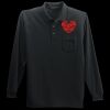 Long Sleeve Silk Touch Polo with Pocket Thumbnail
