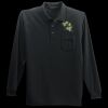 Long Sleeve Silk Touch Polo with Pocket Thumbnail