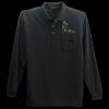 Long Sleeve Silk Touch Polo with Pocket Thumbnail