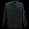 Long Sleeve Silk Touch Polo with Pocket Thumbnail