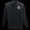 Long Sleeve Silk Touch Polo with Pocket Thumbnail