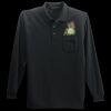 Long Sleeve Silk Touch Polo with Pocket Thumbnail