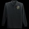 Long Sleeve Silk Touch Polo with Pocket Thumbnail