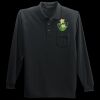 Long Sleeve Silk Touch Polo with Pocket Thumbnail
