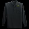 Long Sleeve Silk Touch Polo with Pocket Thumbnail