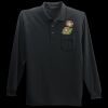 Long Sleeve Silk Touch Polo with Pocket Thumbnail