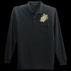 Long Sleeve Silk Touch Polo with Pocket Thumbnail
