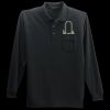 Long Sleeve Silk Touch Polo with Pocket Thumbnail