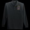Long Sleeve Silk Touch Polo with Pocket Thumbnail