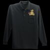 Long Sleeve Silk Touch Polo with Pocket Thumbnail