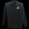 Long Sleeve Silk Touch Polo with Pocket Thumbnail