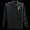 Long Sleeve Silk Touch Polo with Pocket Thumbnail