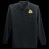 Long Sleeve Silk Touch Polo with Pocket Thumbnail