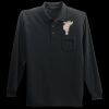 Long Sleeve Silk Touch Polo with Pocket Thumbnail