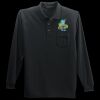 Long Sleeve Silk Touch Polo with Pocket Thumbnail