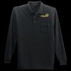 Long Sleeve Silk Touch Polo with Pocket Thumbnail