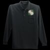 Long Sleeve Silk Touch Polo with Pocket Thumbnail