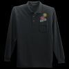 Long Sleeve Silk Touch Polo with Pocket Thumbnail