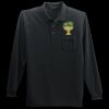 Long Sleeve Silk Touch Polo with Pocket Thumbnail