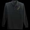 Long Sleeve Silk Touch Polo with Pocket Thumbnail