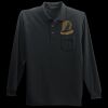 Long Sleeve Silk Touch Polo with Pocket Thumbnail