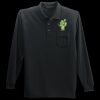 Long Sleeve Silk Touch Polo with Pocket Thumbnail