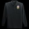 Long Sleeve Silk Touch Polo with Pocket Thumbnail
