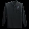 Long Sleeve Silk Touch Polo with Pocket Thumbnail