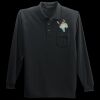 Long Sleeve Silk Touch Polo with Pocket Thumbnail