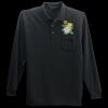 Long Sleeve Silk Touch Polo with Pocket Thumbnail