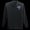 Long Sleeve Silk Touch Polo with Pocket Thumbnail