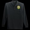 Long Sleeve Silk Touch Polo with Pocket Thumbnail