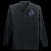 Long Sleeve Silk Touch Polo with Pocket Thumbnail