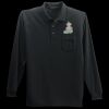 Long Sleeve Silk Touch Polo with Pocket Thumbnail