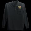 Long Sleeve Silk Touch Polo with Pocket Thumbnail