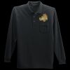 Long Sleeve Silk Touch Polo with Pocket Thumbnail