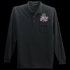 Long Sleeve Silk Touch Polo with Pocket Thumbnail
