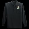 Long Sleeve Silk Touch Polo with Pocket Thumbnail