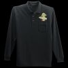 Long Sleeve Silk Touch Polo with Pocket Thumbnail